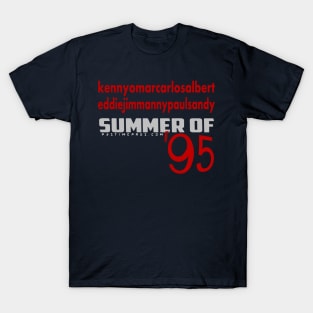 1995 Tribe Cleveland Indians Throwback Lineup T-Shirt